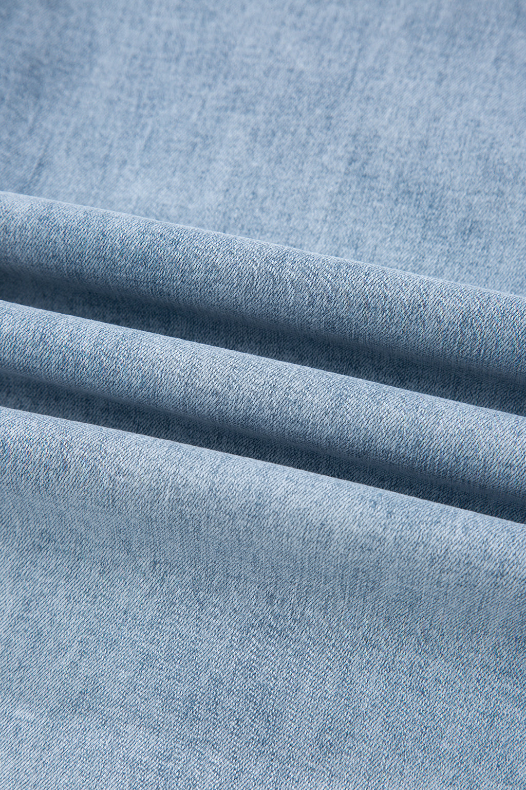 Beau Blue Bow Knot Side Detail Straight Leg Loose Jeans